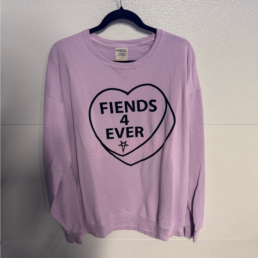 Lavender Graphic Sweatshirt